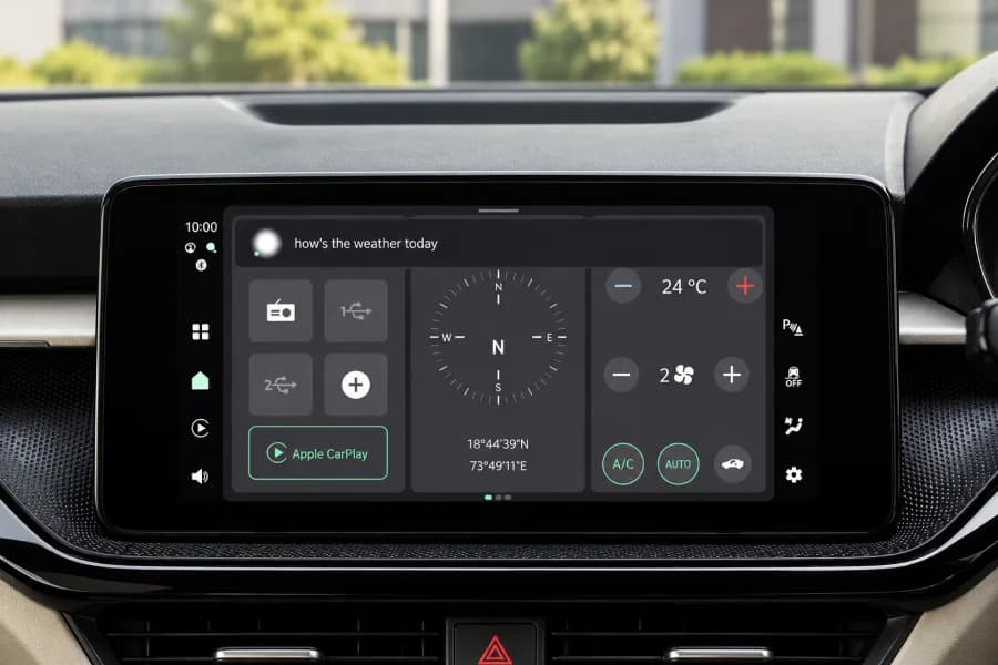 Skoda Slavia Touchscreen Infotainment System