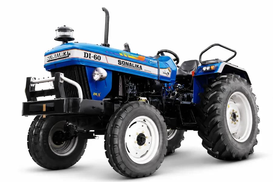 Sonalika Tiger DI 60 Sikander DLX TP Blue 2WD color