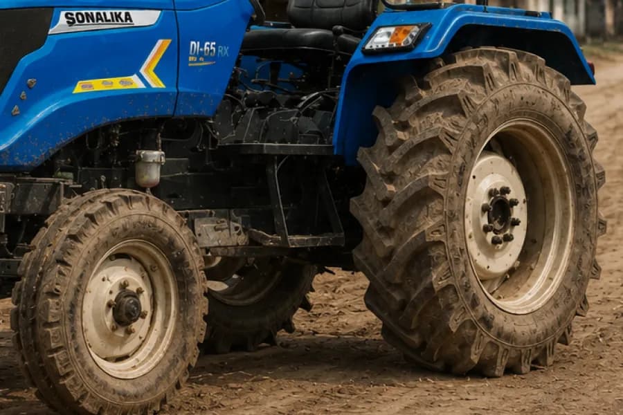 Sonalika Tiger DI 65 CRDS Wheels View