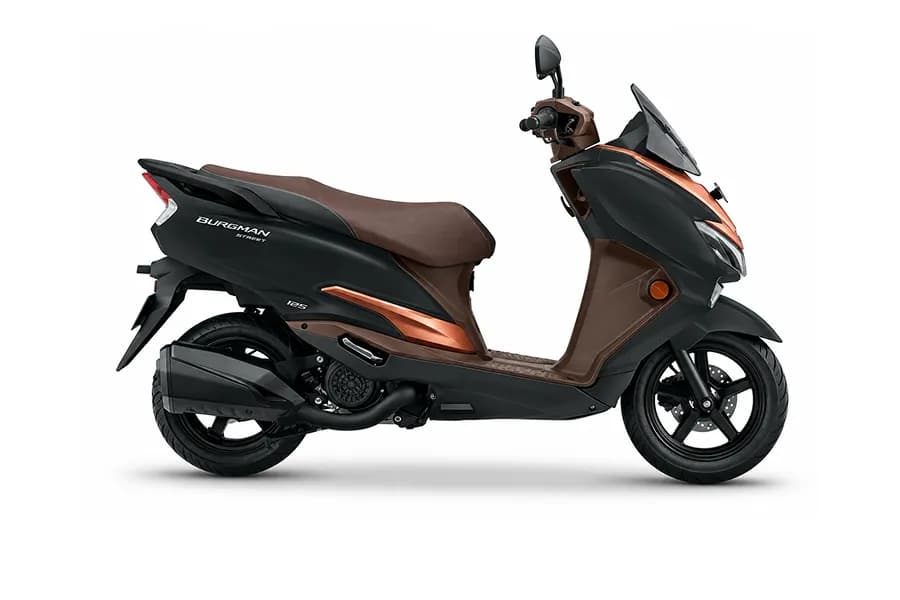 Suzuki Burgman Street Metallic Mat Black TFT color
