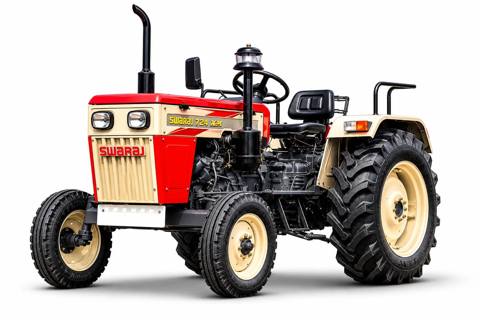 Swaraj 724 XM Red color