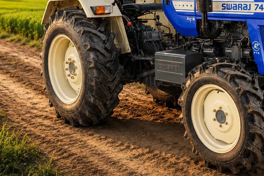 Swaraj 744 FE 4WD Tyres View