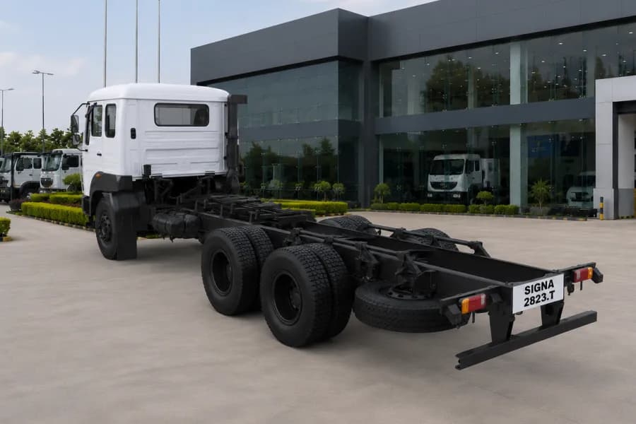 Tata 2823.T Back Side Chassis View