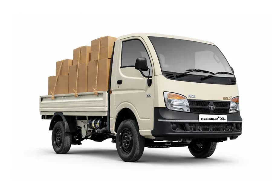 Tata Ace Gold Plus XL Pearl White color