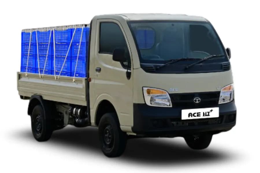 Tata Ace HT Plus Pearl White color
