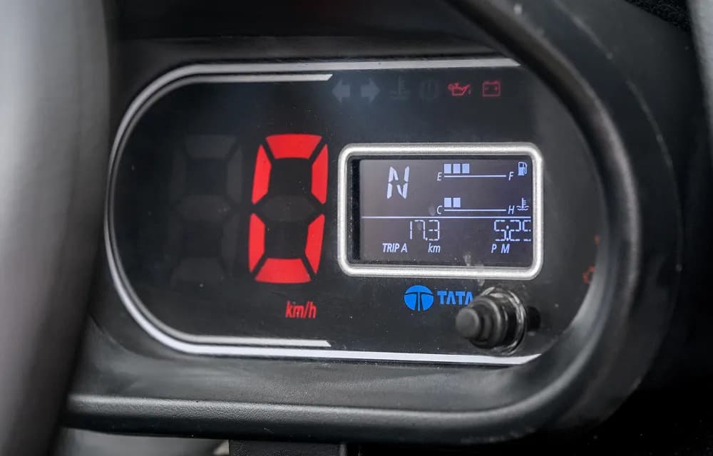 Tata Ace Pro CNG Digital Instrument Cluster View