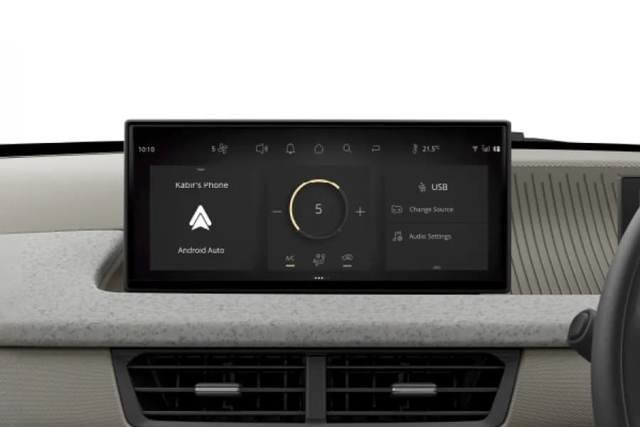 Tata Aeris HD Touchscreen Infotaiment View