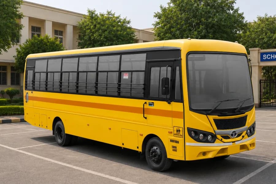 Tata Cityride 710/43 School Bus Right Side View