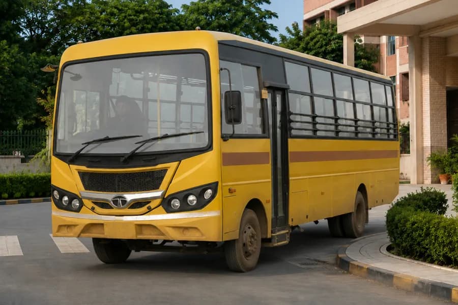 Tata Cityride LP 410/33 School Bus Left Side View