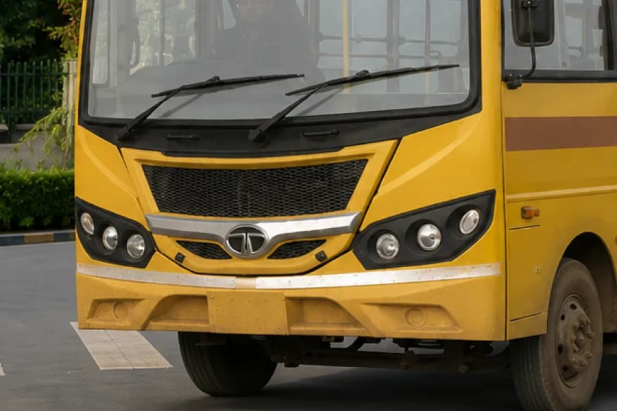 Tata Cityride LP 410/33 School Bus Headlight View