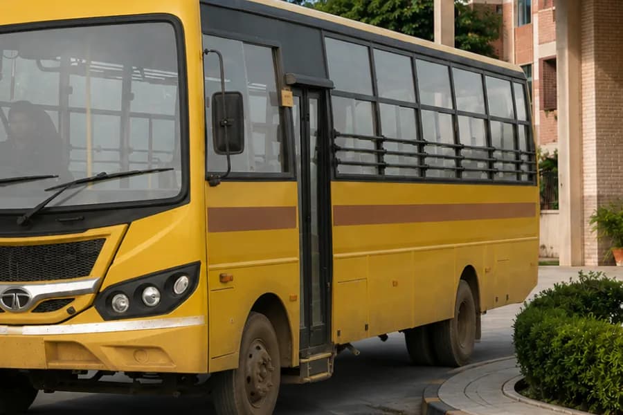 Tata Cityride LP 410/33 School Bus Door View