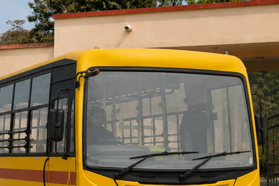 Tata Cityride LP 412/36 School Bus Windshield View
