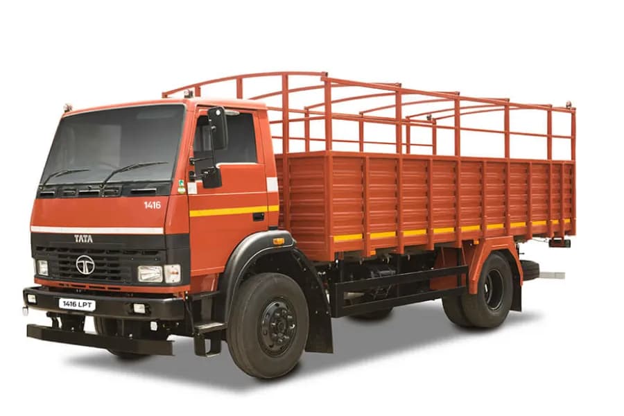 Tata LPT 1416 Rust Orange color