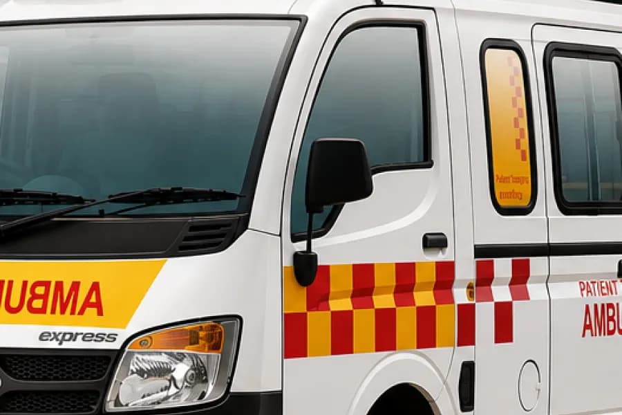 Tata Magic Ambulance ORVM View