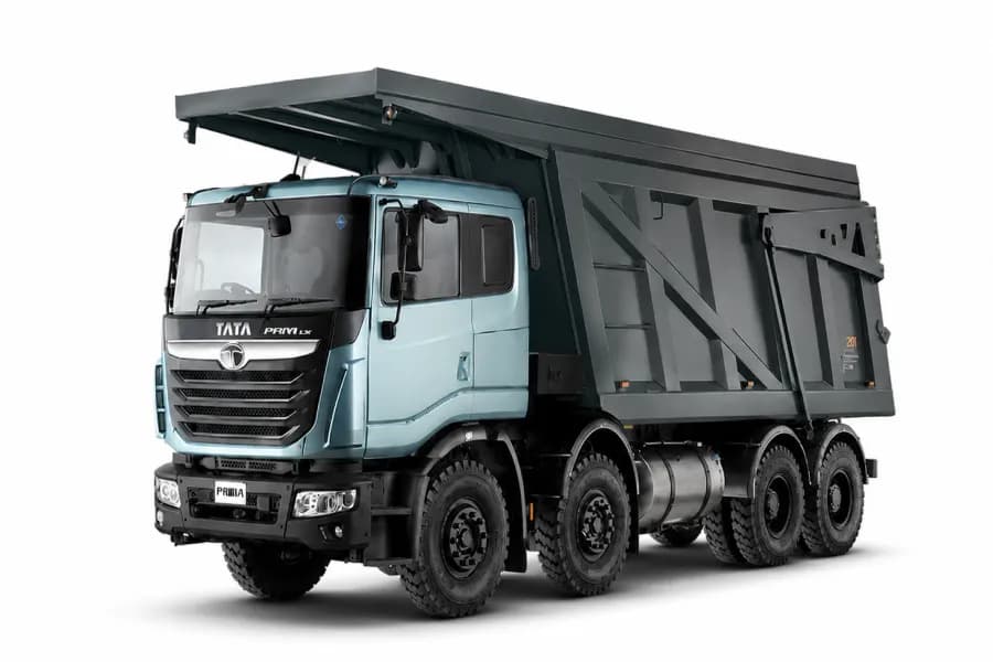 Tata Prima 3530.K LNG Metallic Blue color