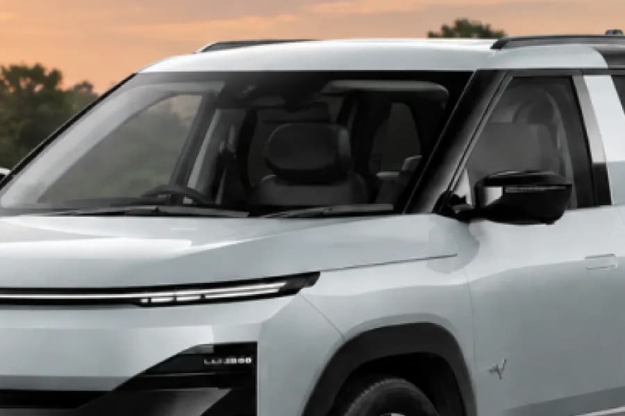 Tata Sierra EV Side Mirror View
