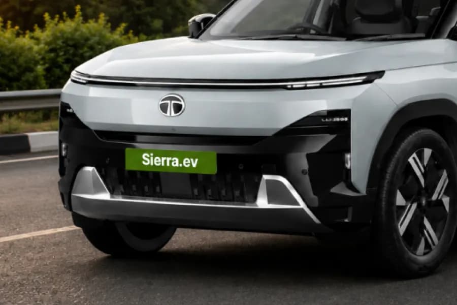 Tata Sierra EV Grille View
