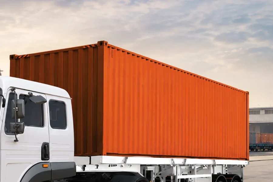 Tata Signa 4023.S Container Body View