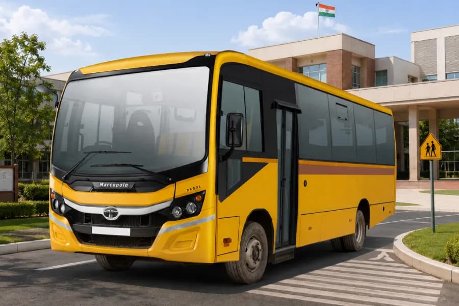 Tata Starbus Prime 410/36G School Front Side View