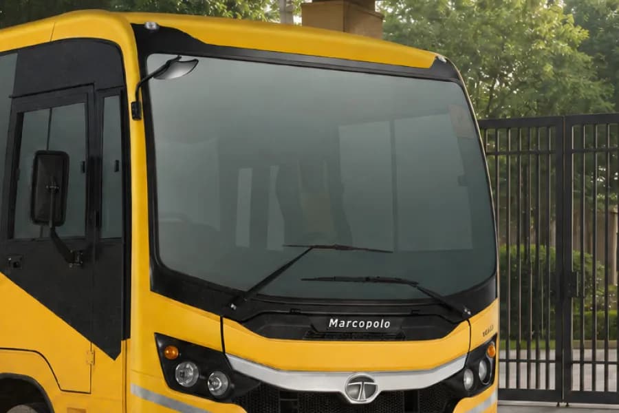 Tata Starbus Prime 712/45 School Bus Windshield View