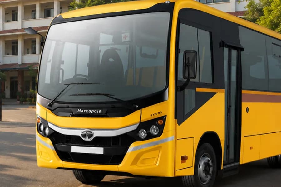 Tata Starbus Prime 916/52 School Front Side View