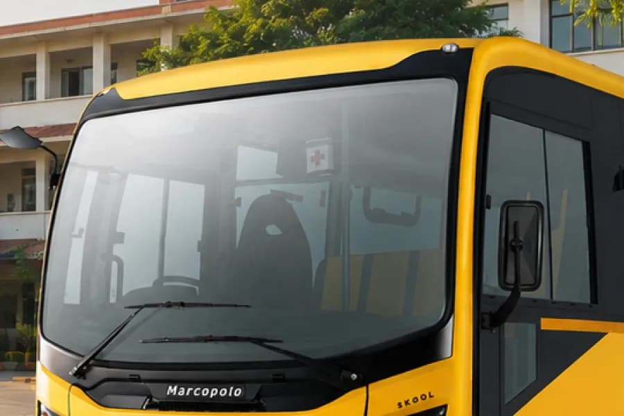 Tata Starbus Prime 916/52 School Windshield View