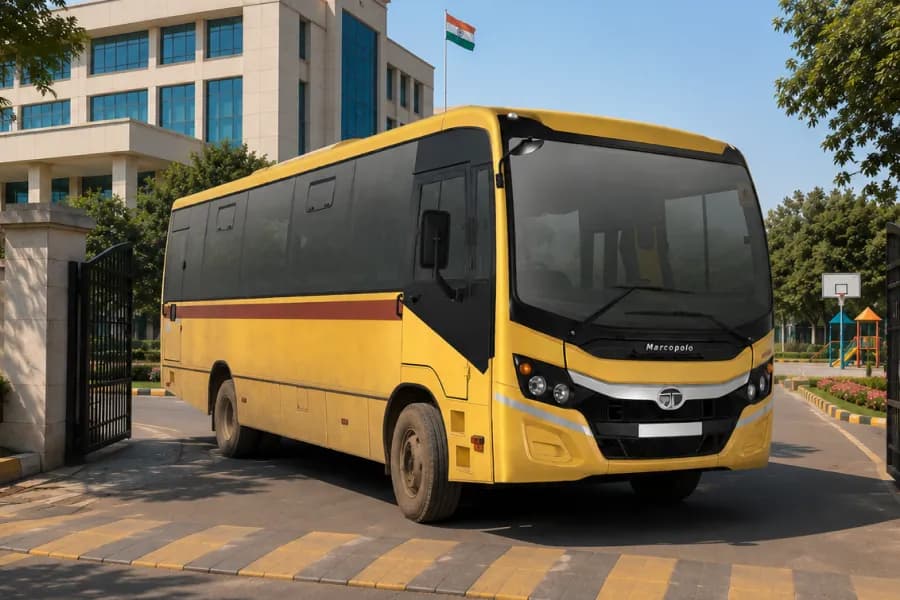 Tata Starbus Prime LP 410/29 School Bus Right Side View