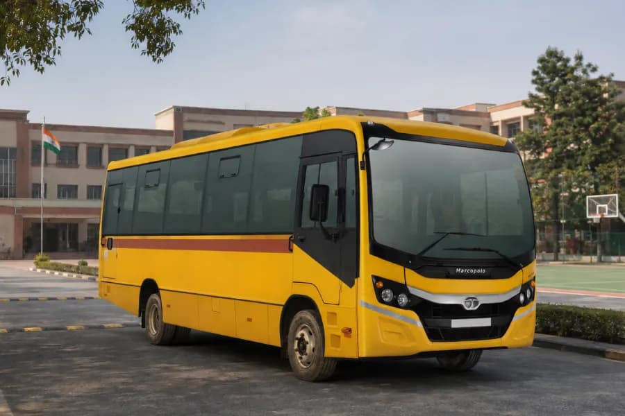 Tata Starbus Prime LP 412/36 School Bus Side View