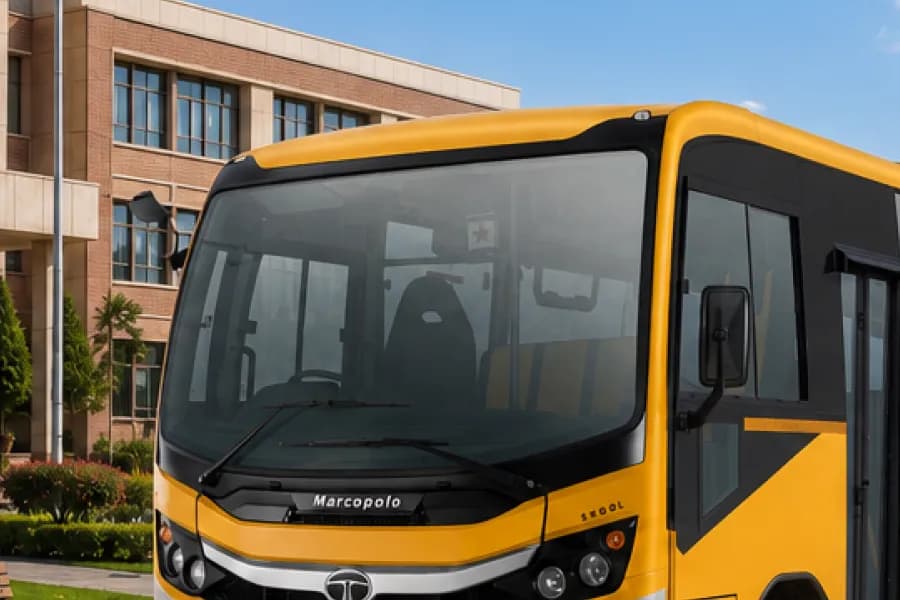Tata Starbus Prime LP 412/36 School Bus Windshield View