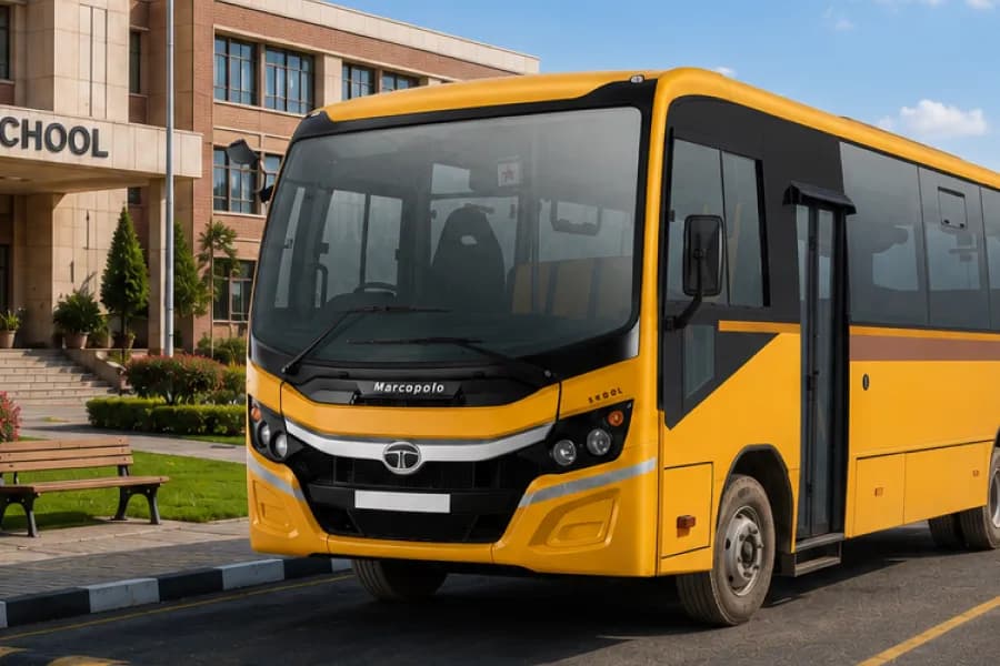 Tata Starbus Prime LP 412/36 School Bus Front View