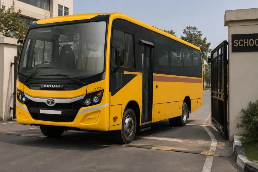 Tata Starbus Prime LP 812/52 School Bus Left Side View