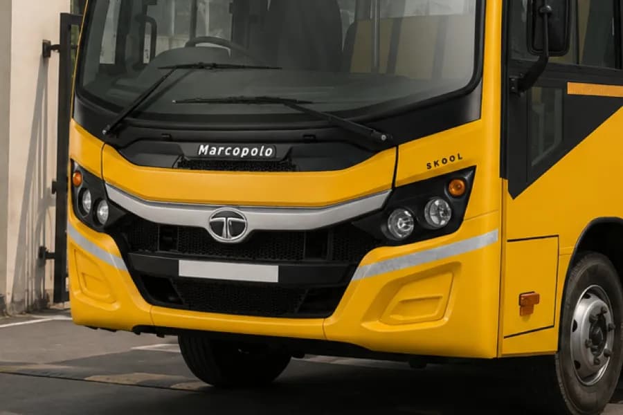 Tata Starbus Prime LP 812/52 School Bus Radiator Grille View