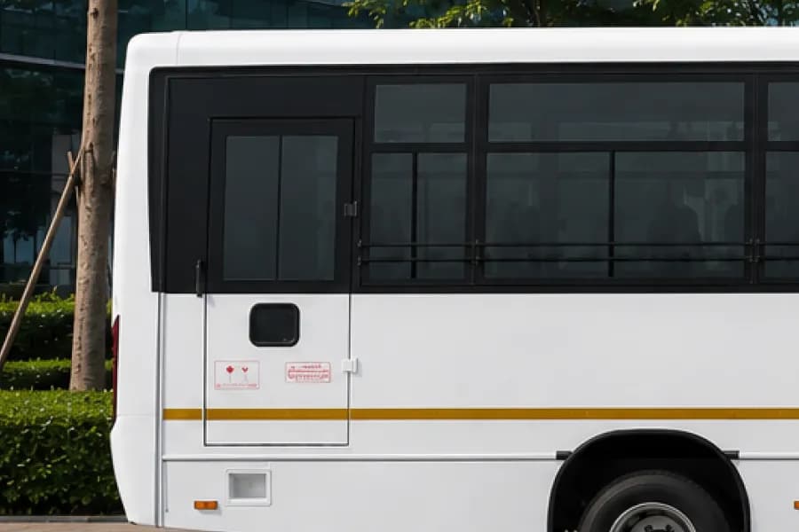 Tata Starbus Prime LP 916/52 Staff Emergency Exit Door View