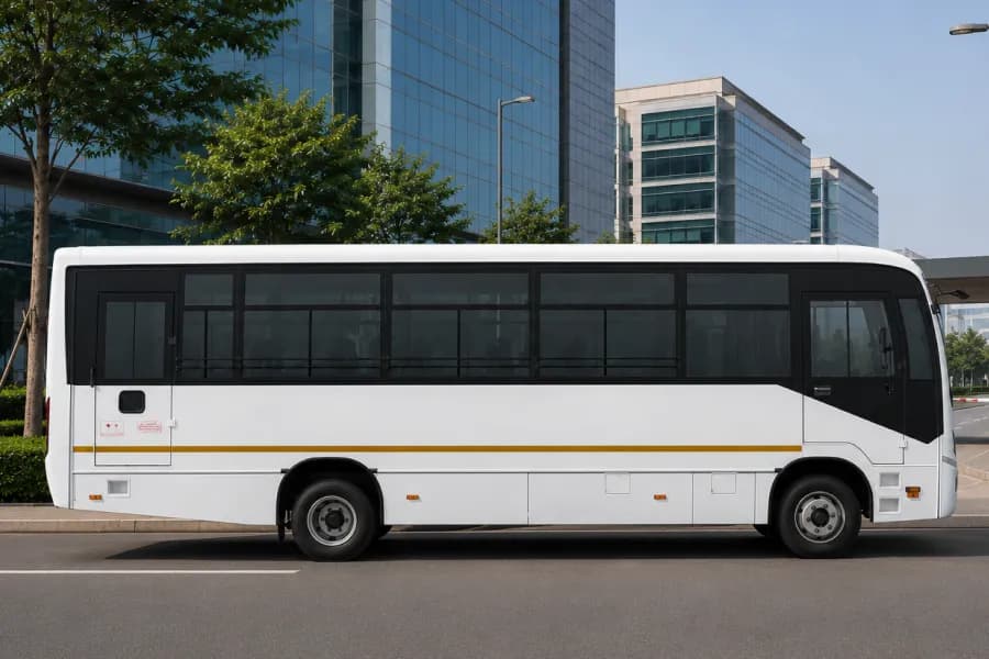 Tata Starbus Prime LP 916/52 Staff Bus Right Side View