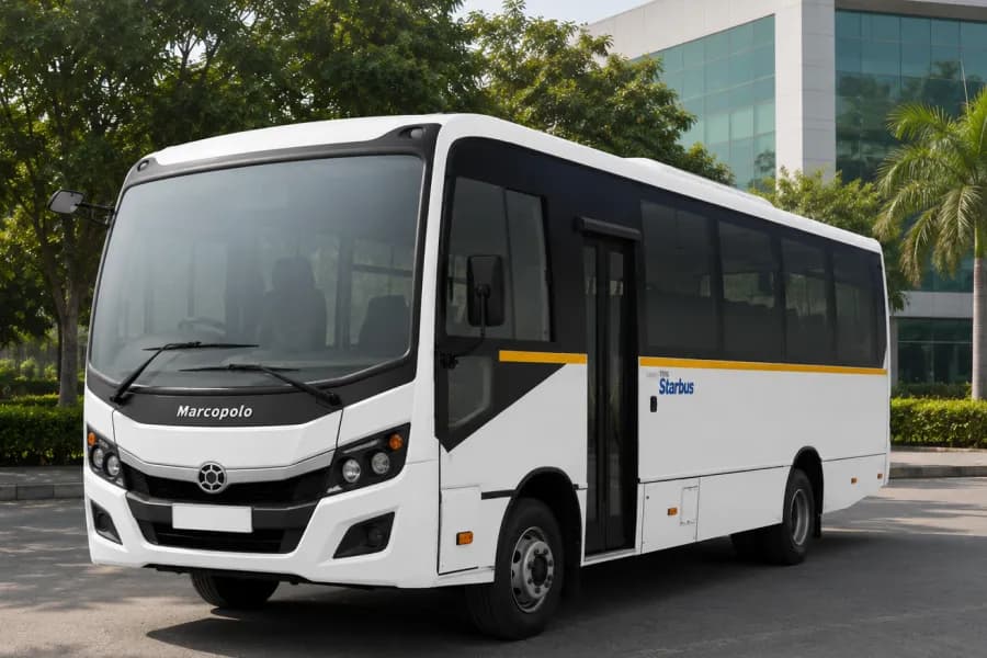 Tata Starbus Prime LP410/29 Staff Bus Front View