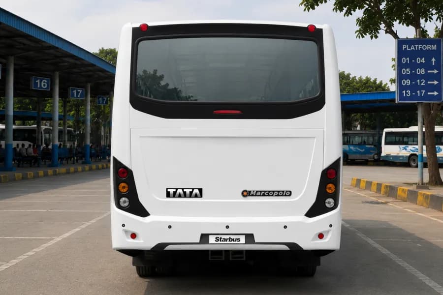 Tata Starbus Prime LP410/36 G Bus Rear View