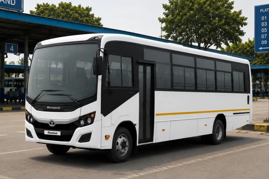Tata Starbus Prime LP410/36 G Staff Bus Left Side View