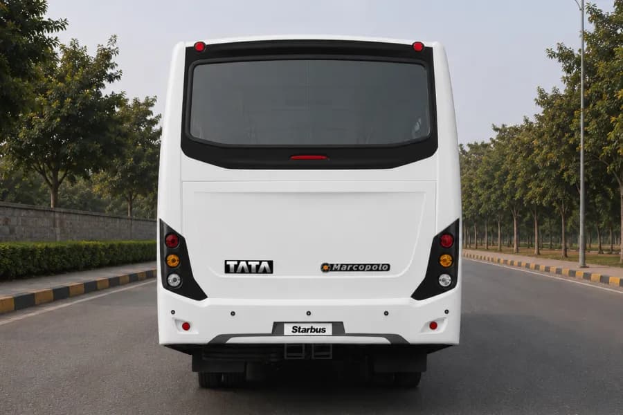 Tata Starbus Prime LP412/36 Staff Bus Rear View