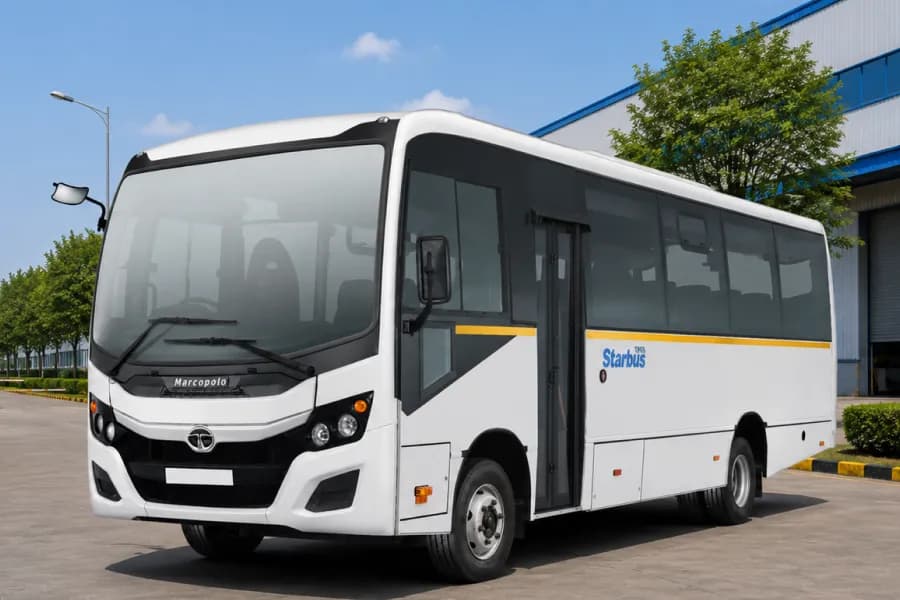 Tata Starbus Prime LP812/52 Staff Bus Front View