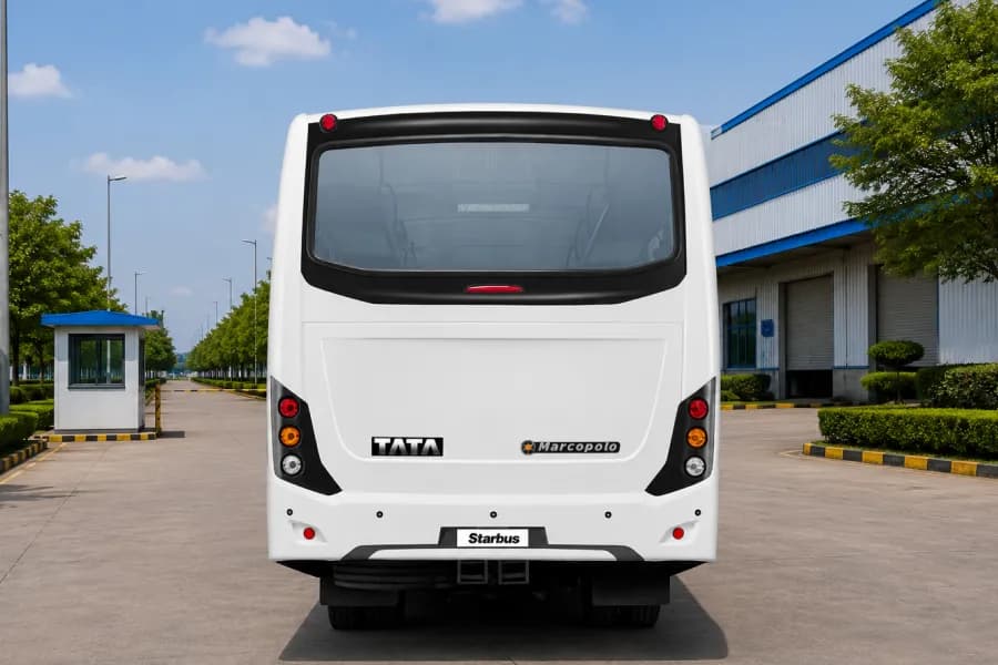 Tata Starbus Prime LP812/52 Staff Bus Rear View
