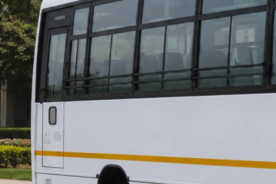 Tata Starbus Prime LP913/52G Bus Emergency Exit Door View