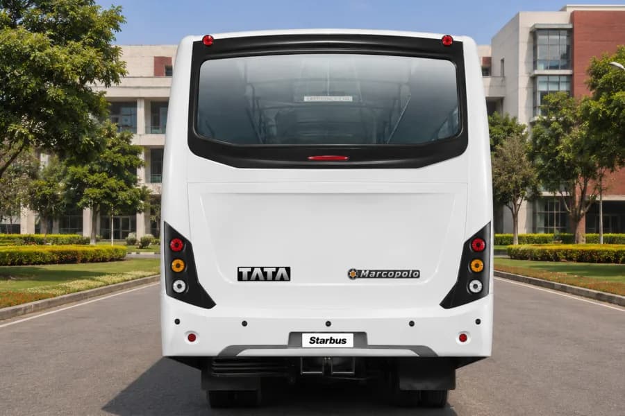 Tata Starbus Prime LP913/52G Staff Bus Rear View