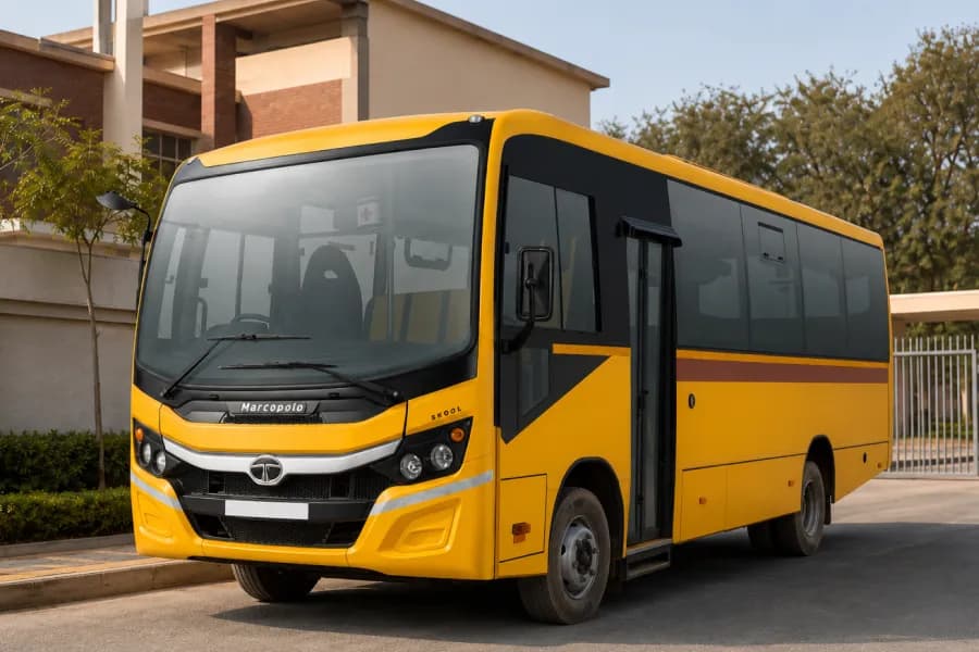 Tata Ultra LP 410/29 School Bus Front View