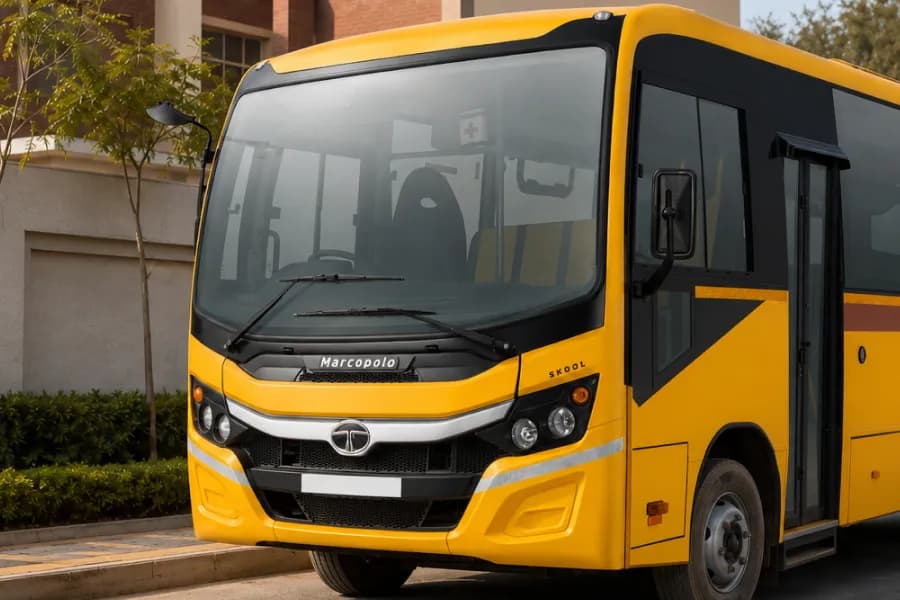 Tata Ultra LP 410/29 School Bus Radiator Grille View