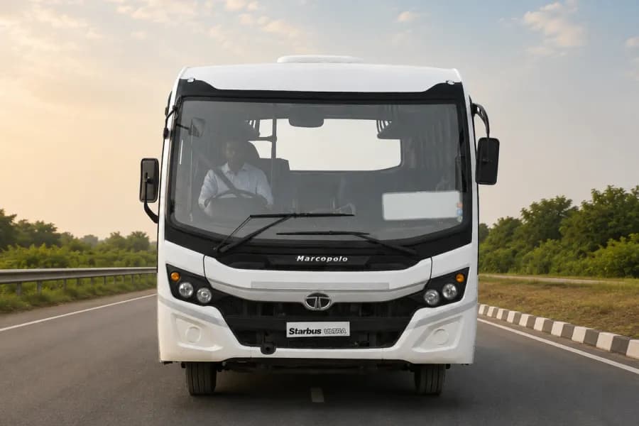 Tata Ultra Prime LPO 11.6/54 Staff Bus Front View
