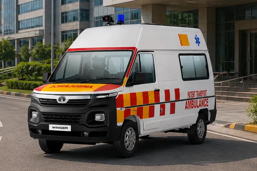 Tata Winger Ambulance Image