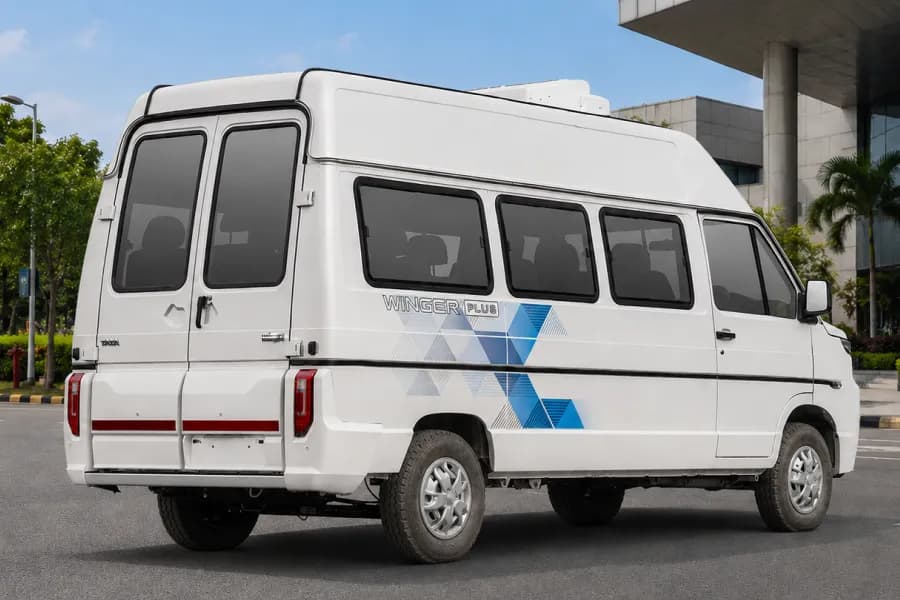 Tata Winger Plus Rear Door View