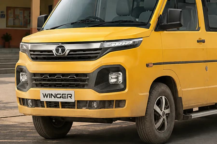 Tata Winger School Van Radiator Grille View
