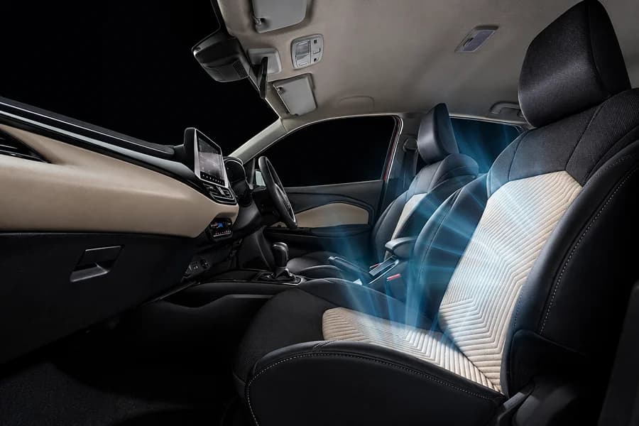 Toyota Glanza Facelift Ventilated Seats