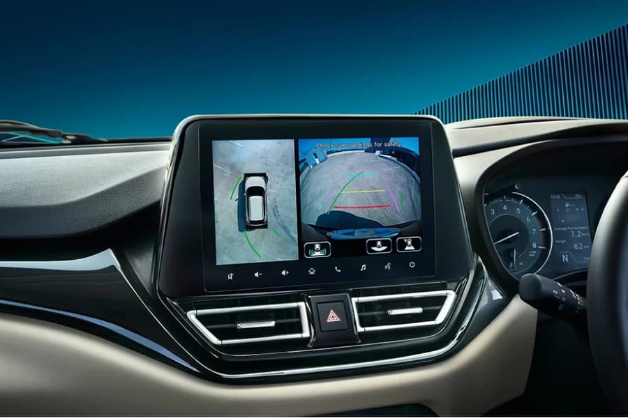 Toyota Glanza Facelift 360 Degree Camera